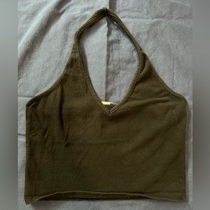 Brandy Melville Black Halter Top